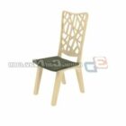 家具彫りの木製椅子