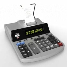 Store Cash Register 3d model