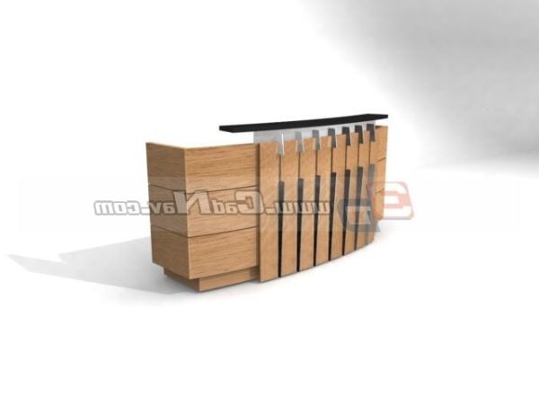 Cashier Wood Counter Furniture