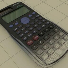Model 3d Kalkulator Ilmiah Sekolah Casio