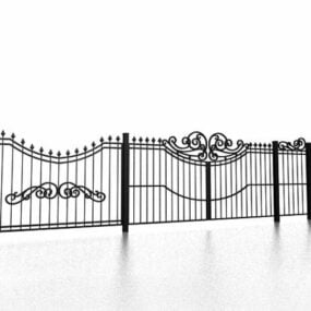 铸铁家庭围栏3d模型