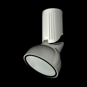 3д модель студийного потолочного светодиодного точечного светильника