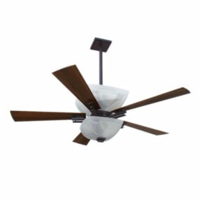 Ceiling Fan Lamp Design 3d model