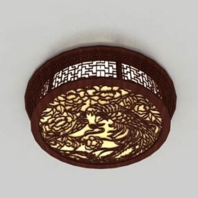 Ceiling Mount Chinese Light Fixtures 3d-modell