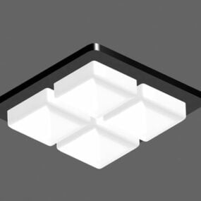 3д модель современного потолочного светильника