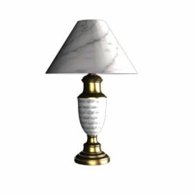 Ceramic Jar Bedroom Lamp 3d model