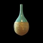 Blue Ceramic Gourd Vase