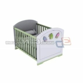 Homing Children Baby Crib 3d model