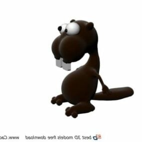 Children Cartoon Mole Toy 3d model