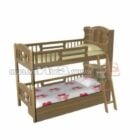 Children Wooden Bunk Bed Furniture