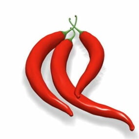 Natuur Chili Pepper 3D-model