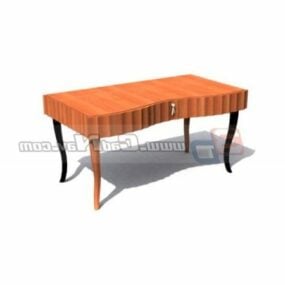Antique Carved Console Table Furniture 3d model