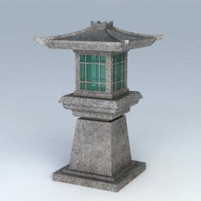 Architecture Chinese Garden Lantern 3d model