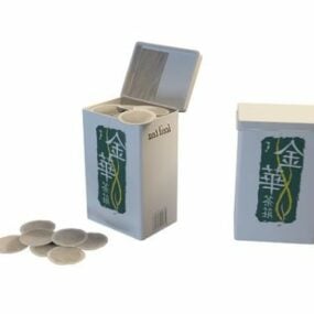Tea Boxes 3d model