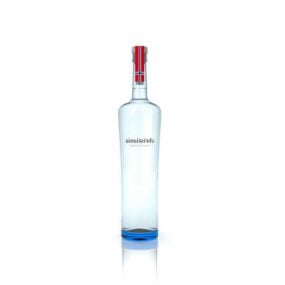 Christiania Vodka vinflaska 3d-modell