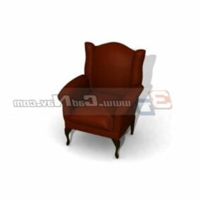 古典家具扶手椅3d模型