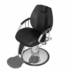 Chaise de barbier classique pour salon de beauté modèle 3D