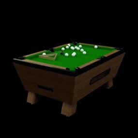 Classic Sport Billiards Table 3d model