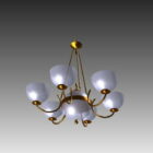 Klassiek design koperen hanglamp