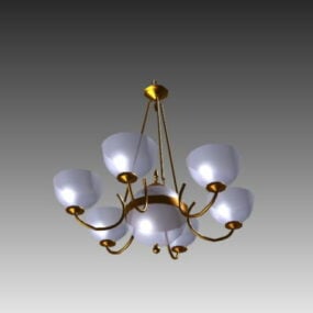 Classic Design Brass Pendant Light 3d model