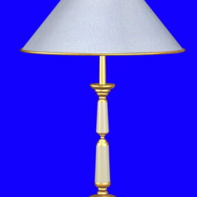 Classic Brass Table Lamp Design 3d model
