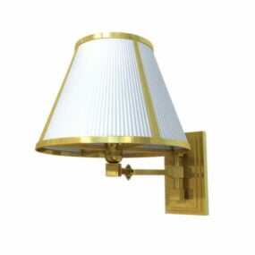 3д модель настенного светильника Classic Brass Design