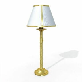 מנורת שולחן בסגנון עיצוב קלאסי דגם תלת מימד
