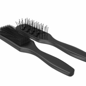 Kosmetický salon klasické kartáče na vlasy 3D model