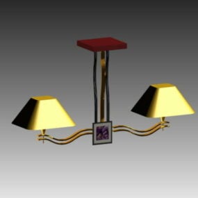 Lampe à suspension ancienne classique modèle 3D