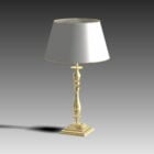 Antique Table Lamp With Lampshade