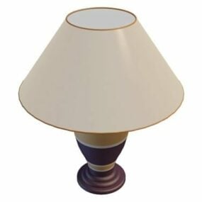 Klasický 3D model stolní lampy do ložnice