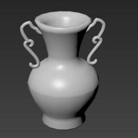 Home Decoration Clay Jug 3d-modell