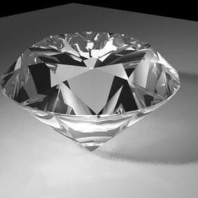 דגם 3D Clear Diamond תכשיטים