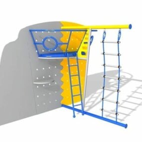 Modello 3d del giocattolo della struttura da arrampicata