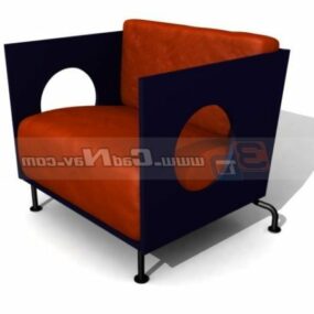 Club Cushion Soffa Stol 3d-modell