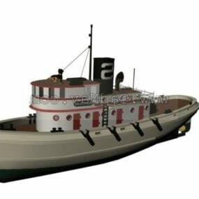 Model 3d Kapal Patroli Pesisir Perahu Air