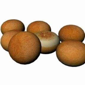 Cob Loaf Fruits 3d-modell