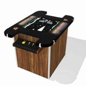 Electric Cocktail Arcade Machine 3d model