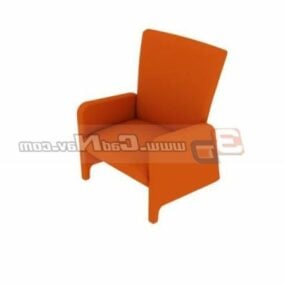 Furniture Coffee House Fabrics Chair 3d model