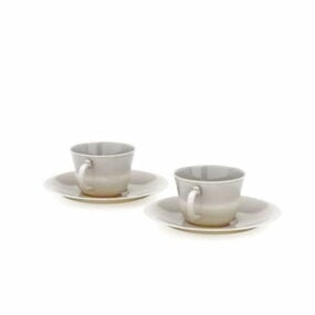 Ceramic Coffee Cups 3d model