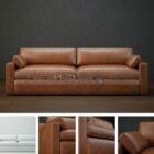 Coffee House Leather Sofa
