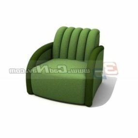 Café-Möbel-Sofa-Stuhl 3D-Modell