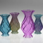 Colored Glass Vases Tableware