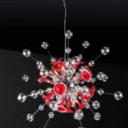 Hotel Colorful Crystal Ball Pendant Lamp