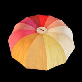 Color Pumpkin Style Pillow 3d model