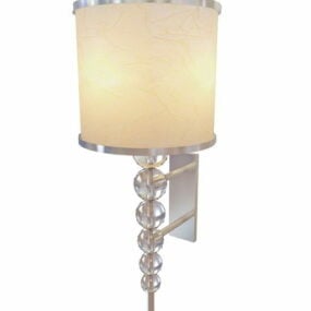מנורת פמוט פליז עתיק דגם תלת מימד