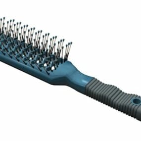 Hair Salon Comb And Brush 3d model