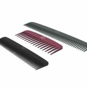 Beauty Salon Comb Set 3d model