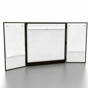 Office Whiteboard Bulletin Board 3d-modell
