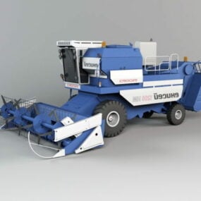 Industrial Combine Harvester 3d model